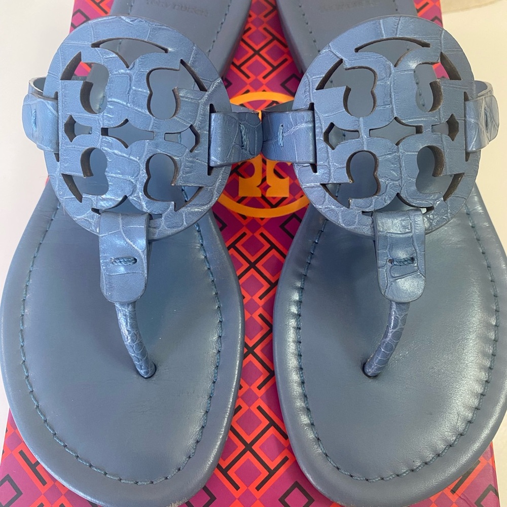 Tory Burch Blue Sandals